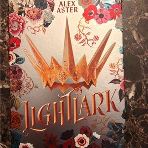 Lightlark Gold & Floral Hardcover Cover